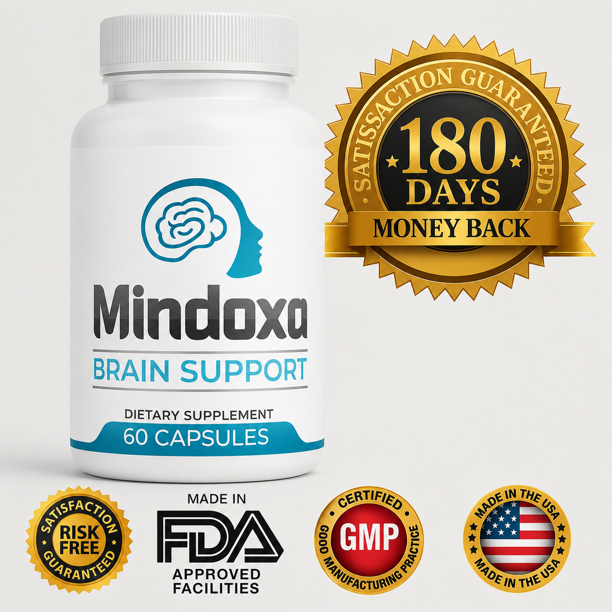 Mindoxa Natural Brain Health Supplement